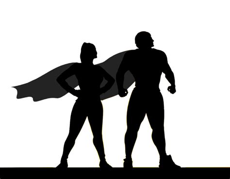 silhouette of superheroes|free superhero clipart.